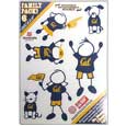Cal Berkeley Bears Family Decal Set Small